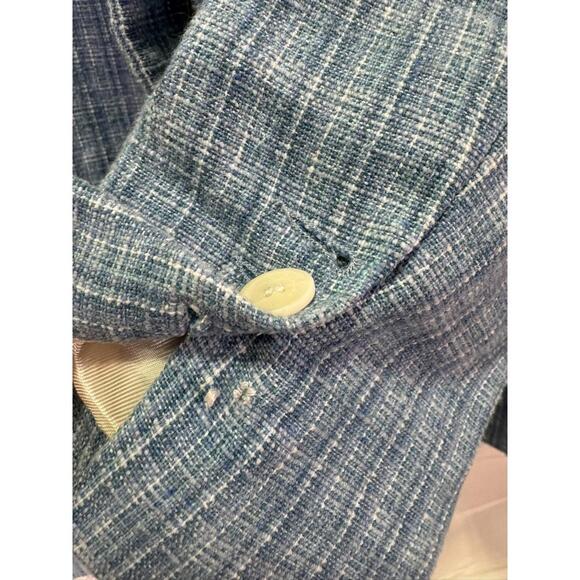 Sandro Blue Nars Blazer Size 36 As Is Condition - Picture 12 of 12